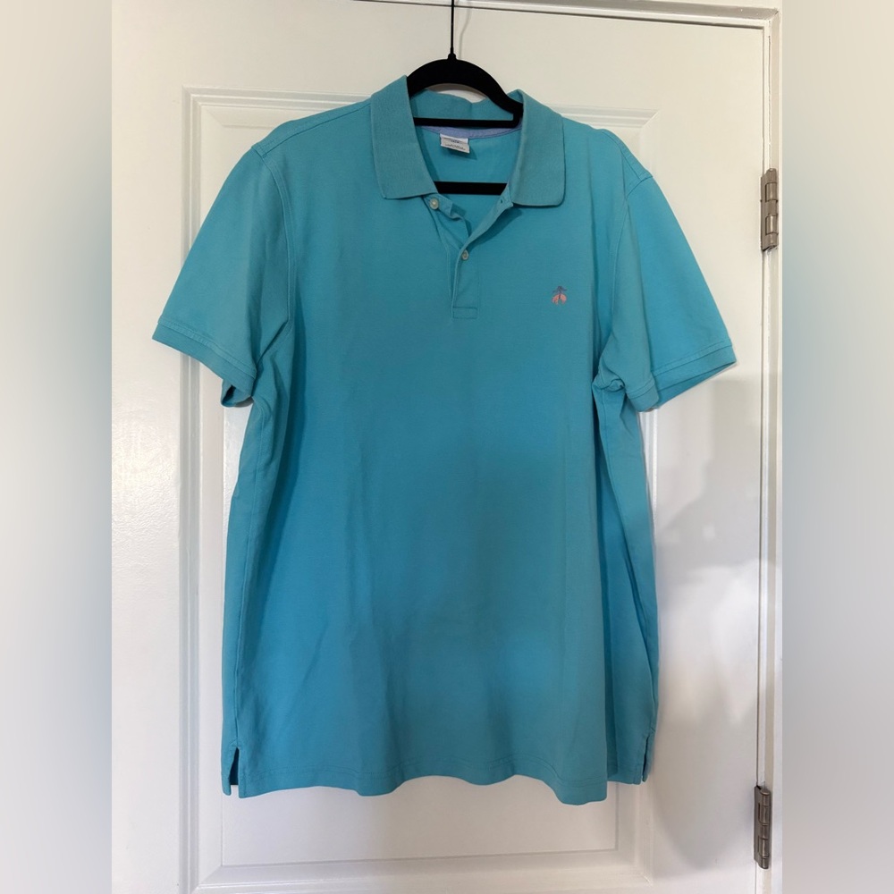Brooks Brothers Men's Polo in Turquoise Blue